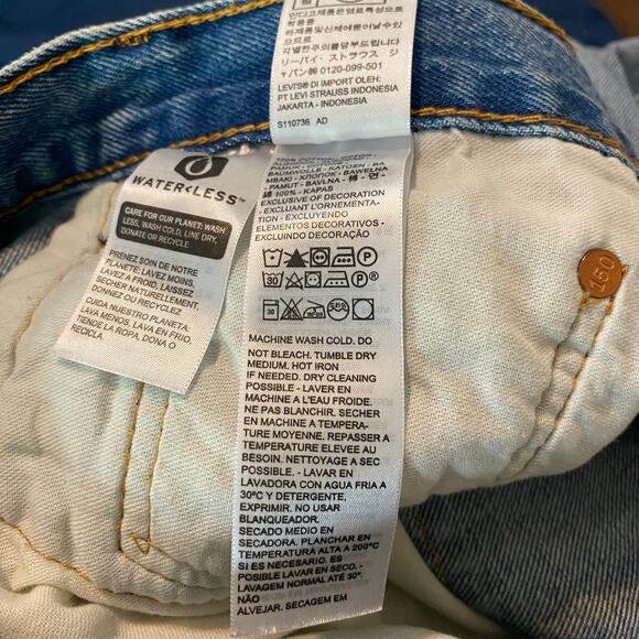 Levi’s Levi Strauss 501 150th Anniversary Light Blue Denim Jeans 36 x 32 - Picture 6 of 6